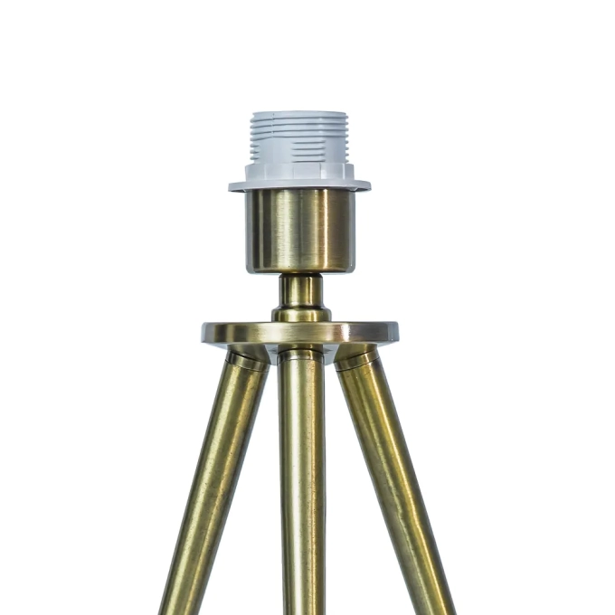 Base para Abajur Bella Allegro Metal e Bronze 1L E27 Ø260x420mm GL013G (Sem Cúpula)