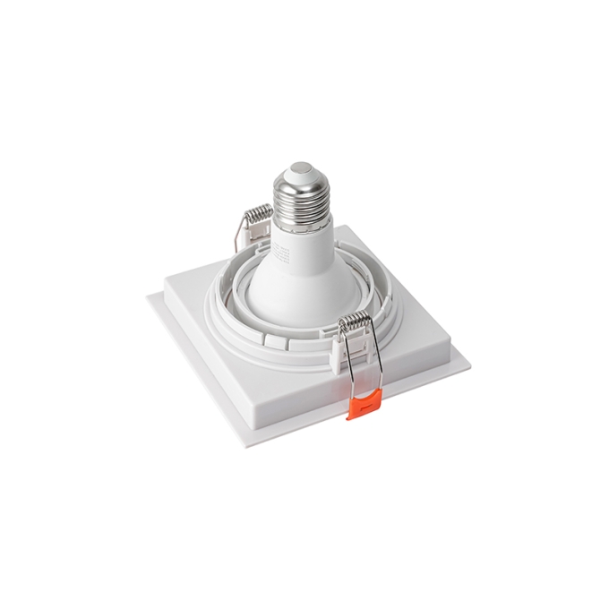 Spot Embutir Nordecor Loyo 1L PAR20 Branco 120x120x15mm 6826