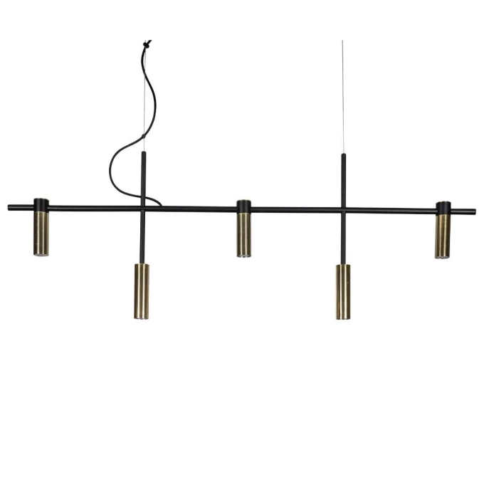 Pendente Usina Barão 5L MR11 381X1210X435mm 16815/5