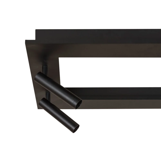 Plafon Arandela Usina Pegasus Retangular 104,4 watts 3000K com 2 Spots Beer 420x810x75mm 19476/81LED3