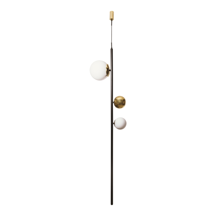 Pendente Usina Organic Vertical Globo por Waldir Junior 1L G9/1L E27 Ø360X1500mm 51030