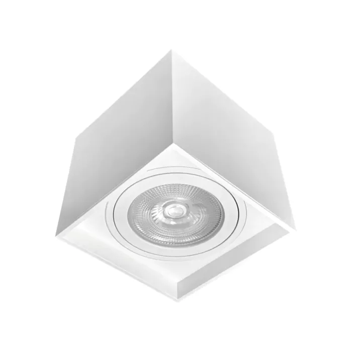 Plafon Sobrepor Moon Box PAR30 Branco 140x155x155mm 1060825 