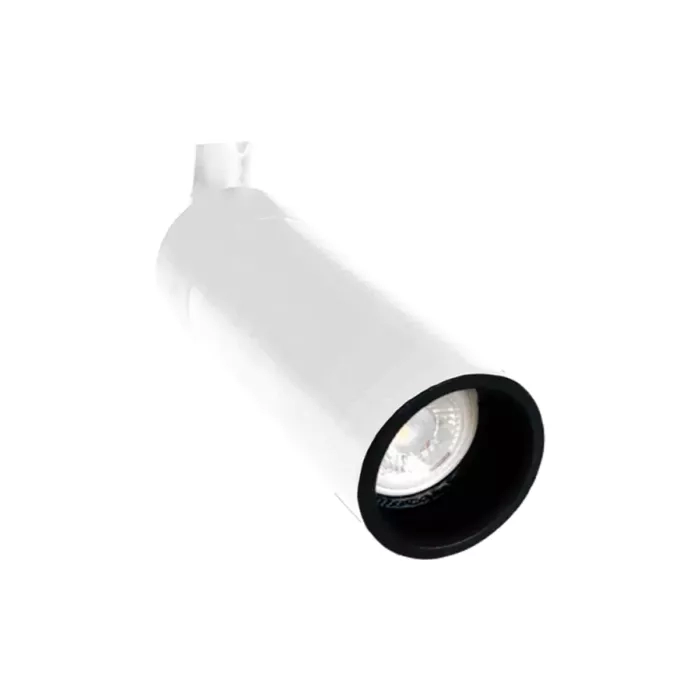 Spot para Trilho Moon Tube Branco com Fundo Preto MR11 (Mini Dicróica) Ø45x116mm 1010759
