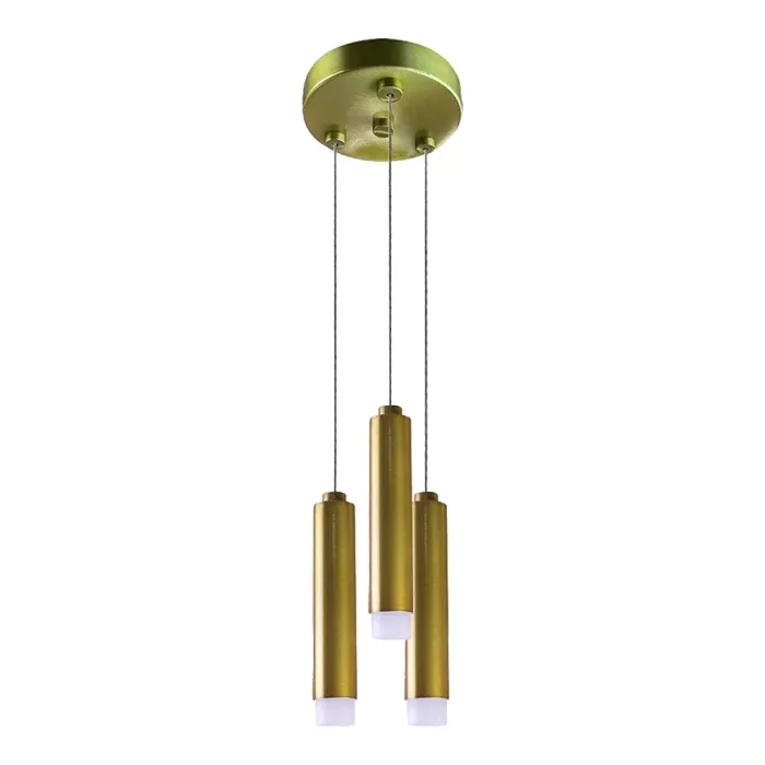 Pendente Usina Cross Alumínio e Acrílico 15 watts 3000K 154X96X87mm 19742/3LED3