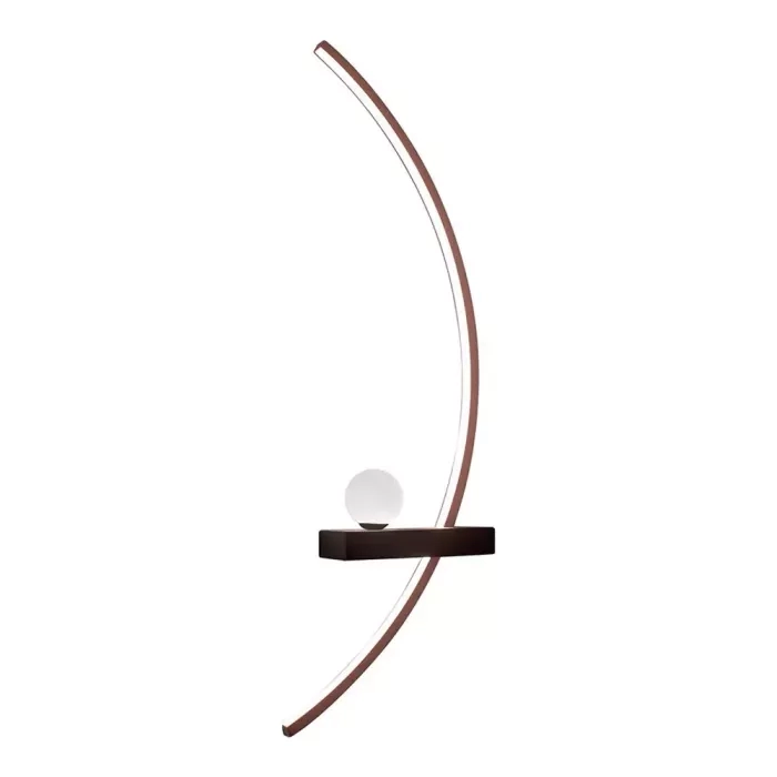 Arandela Usina Berimbau Luz p/ Esquerda Alumínio 38 watts Bivolt 1000X80X310mm 19723/1ELED
