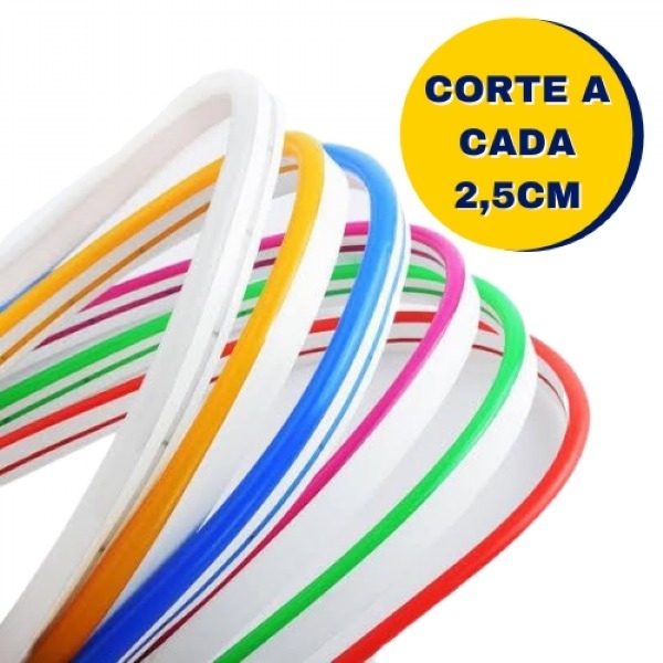 Neon Flex IP67 Alpertone Âmbar 7,4w/mt 12V 120 leds/mt 6x12mm (Rolo 25 metros) 014812-25