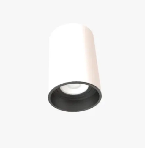 Spot Sobrepor Moon Tube Redondo Branco com Fundo Preto 1L AR111 1061781