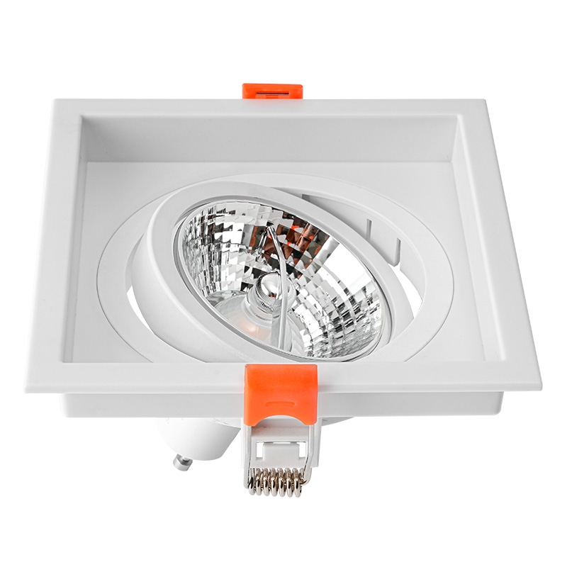 Spot Embutir Nordecor Loyo 1L AR70 Branco 120x120x15mm 6834