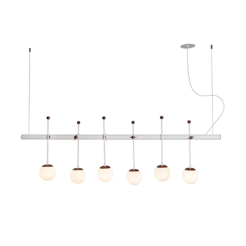 Pendente Usina Varal por Leo Shehtman 6L G9 420X1500X200mm 50000/6
