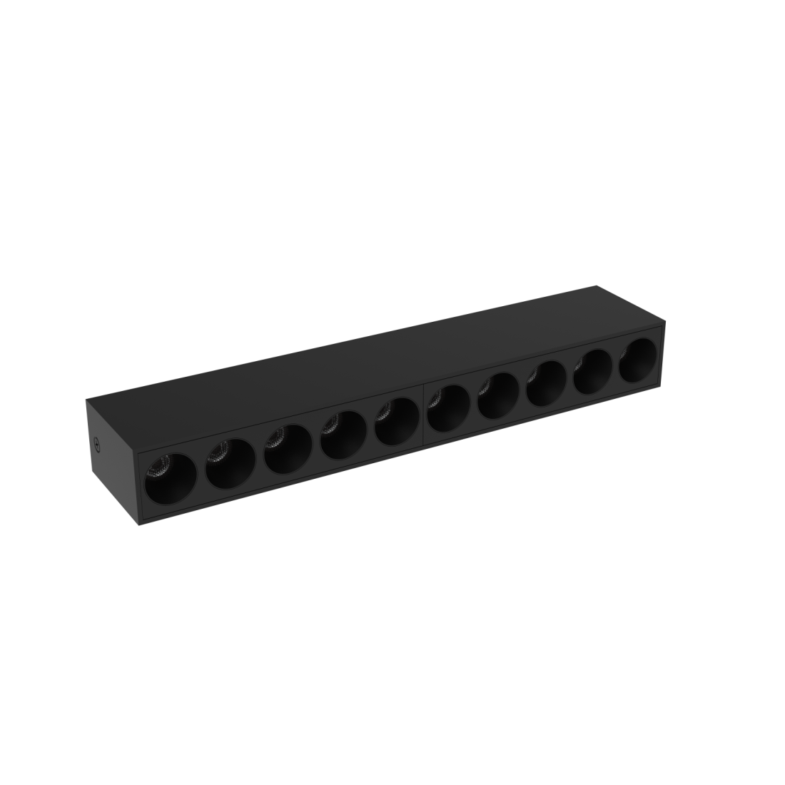 Spot Sobrepor Alpertone Vision Downlight 20 watts IRC90 Preto Bivolt 270x86x37mm 