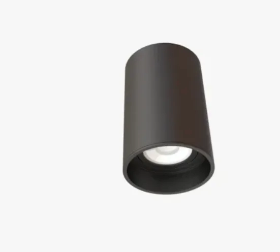 Spot Sobrepor Moon Tube Redondo Preto 1L AR111 1061780