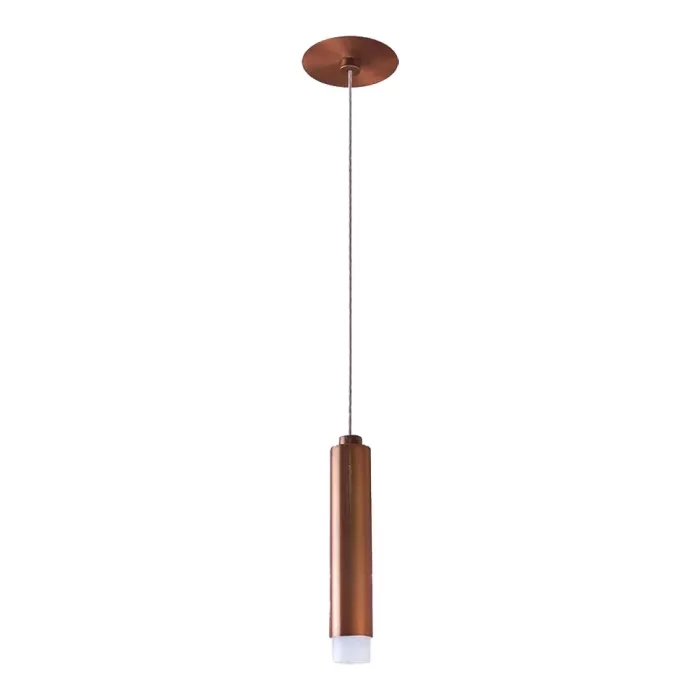 Pendente Usina Cross Alumínio e Acrílico 5 watts 4000K Ø28X154mm 19742/1LED4