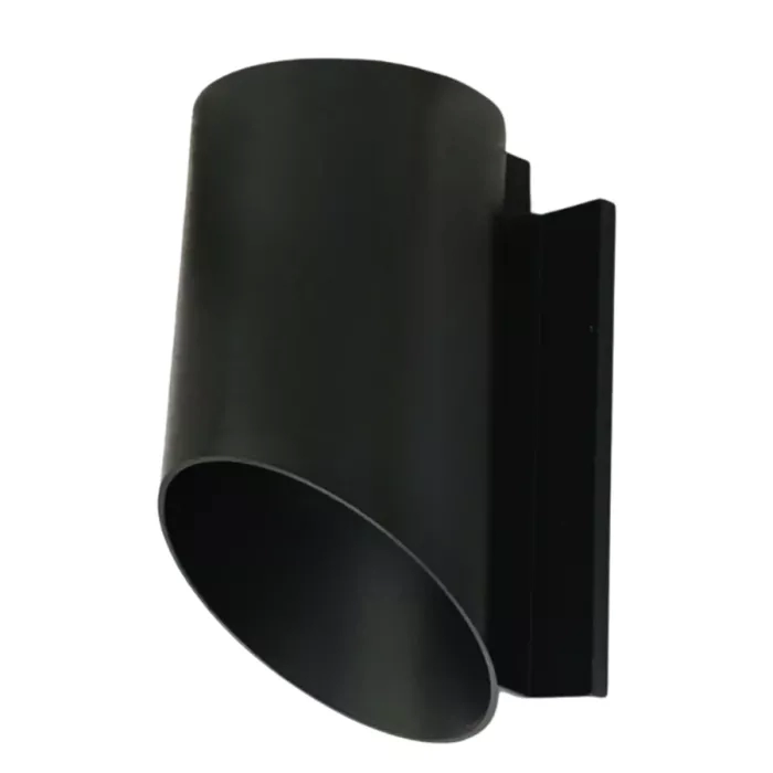 Arandela Moon Viena Chanfrada 1 Facho Preto Externo 1L MR16 ou MR11 135x85x70mm 1080917