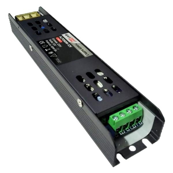 Fonte 12V Slim Alpertone Dimerizável Dali 5A 60 watts IP20 220V 160x48x28mm 02091