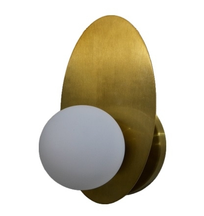 Arandela Alliance Opal Alumínio e Vidro 1L G9 230x150mm Bivolt 4016/1
