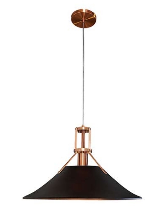 Pendente Alliance Acero Alumínio 1L E27 Ø470x470mm Bivolt 2023/1