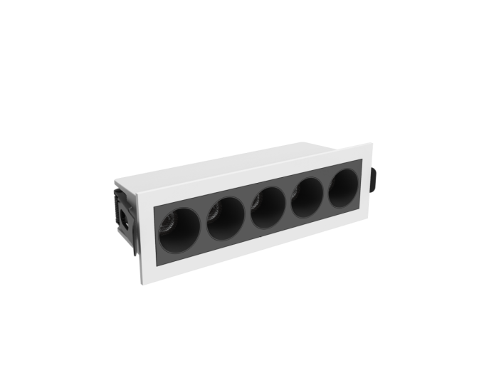 Embutido Alpertone Vision Downlight 10 watts IRC90 Branco e Preto Bivolt 148x46x52mm
