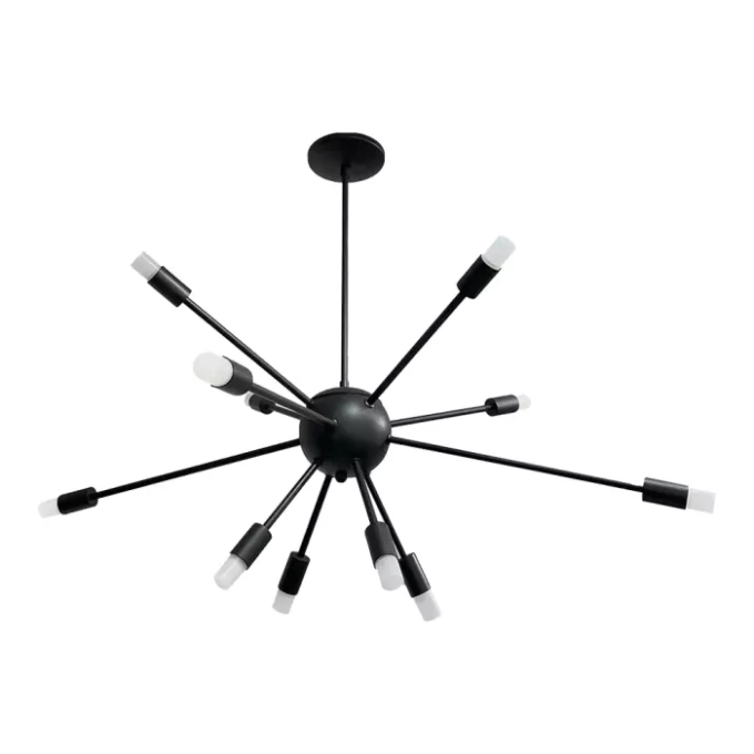 Pendente Usina Sideral Alumínio 60 watts 3000K Ø869X661mm 19720/12LED