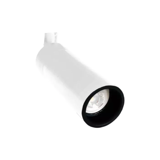Spot para Trilho Moon Tube Branco com Fundo Preto MR11 (Mini Dicróica) Ø45x116mm 1010759