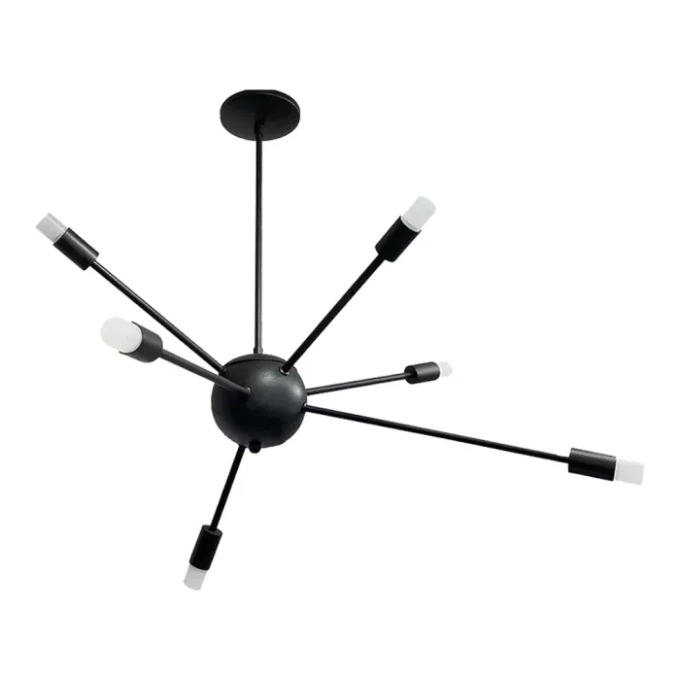 Pendente Usina Sideral Sputnik Alumínio 30 watts 4000K Ø730X620mm 19720/6LED