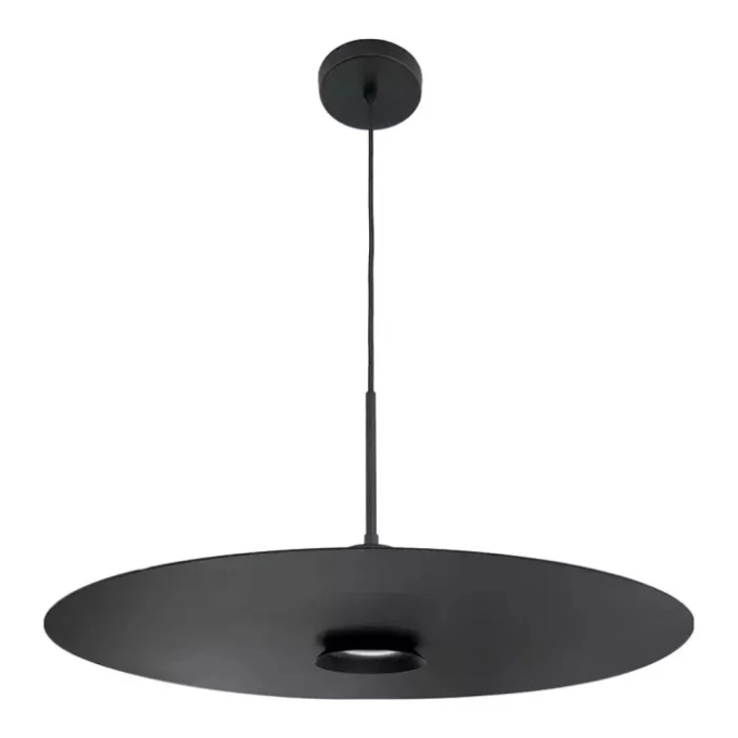 Pendente Usina Tule Alumínio 1L MR16 Ø600x249mm 25118/60