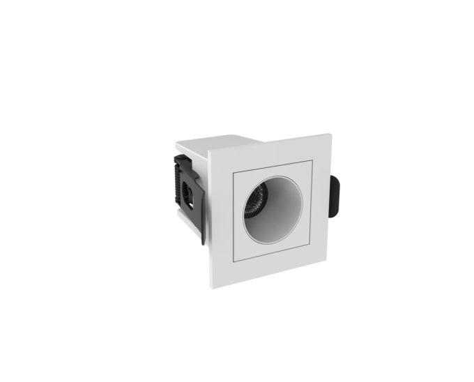 Embutido Alpertone Vision Downlight 2 watts IRC90 Branco Bivolt 46x46x52mm

