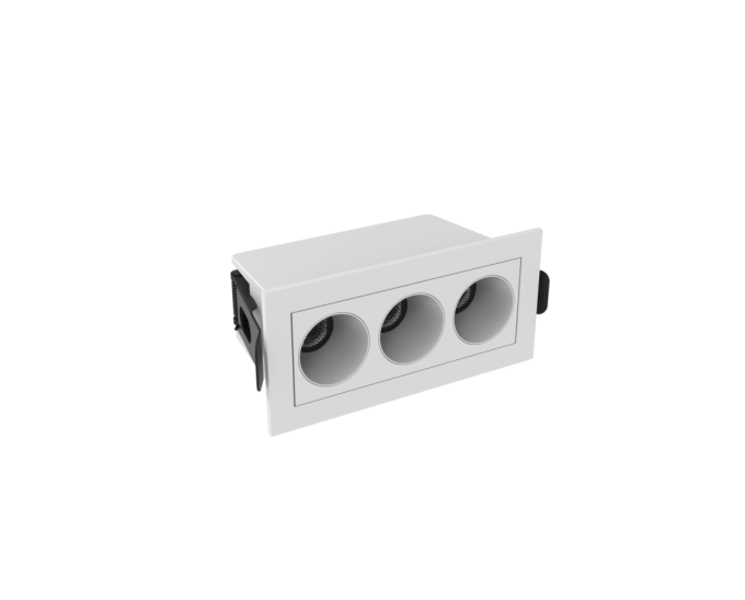 Embutido Alpertone Vision Downlight 6 watts IRC90  BRANCO e PRETO IRC90 Bivolt 96x46x52mm
