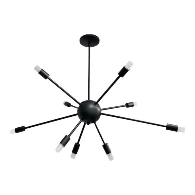 Pendente Usina Sideral Sputnik Alumínio 45 watts 4000K Ø800X620mm 19720/9LED