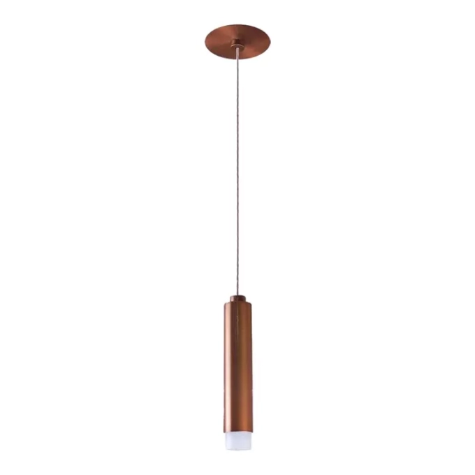 Pendente Usina Cross Alumínio e Acrílico 5 watts 4000K Ø28X154mm 19742/1LED4