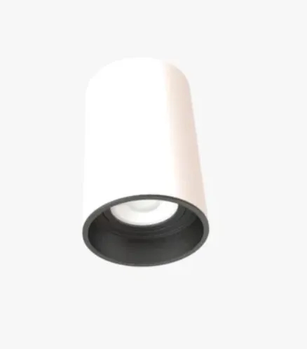 Spot Sobrepor Moon Tube Redondo Branco com Fundo Preto 1L PAR30 1061778