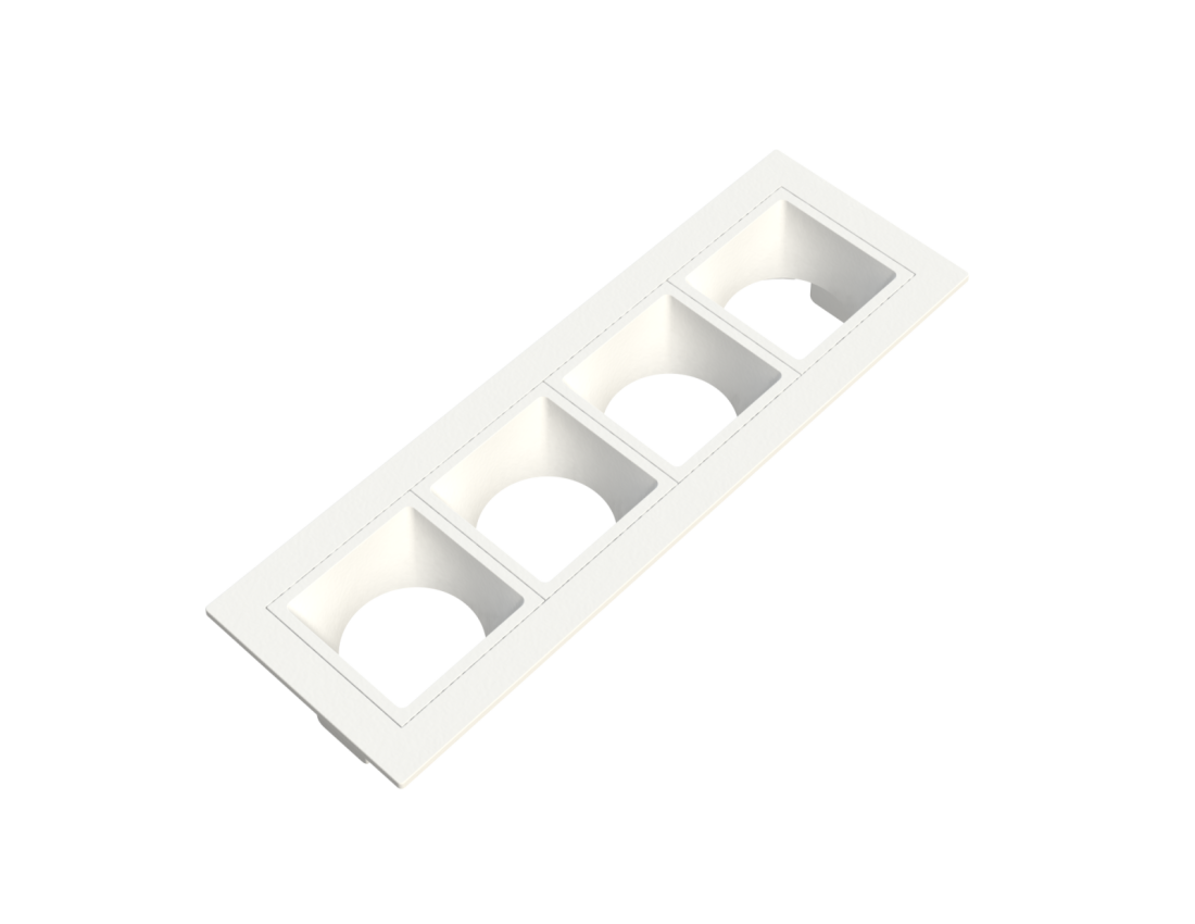 Embutido Fixo Moon Linea 4L Mini Dicróica Branco 166x55mm 1061522