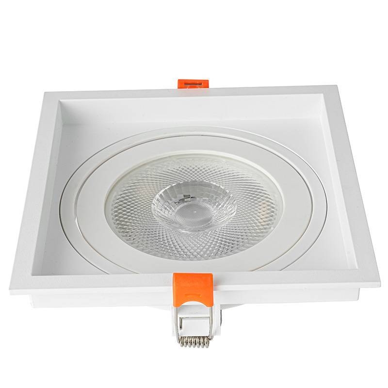Spot Embutir Nordecor Loyo 1L PAR30 Branco 160x160x15mm 6832