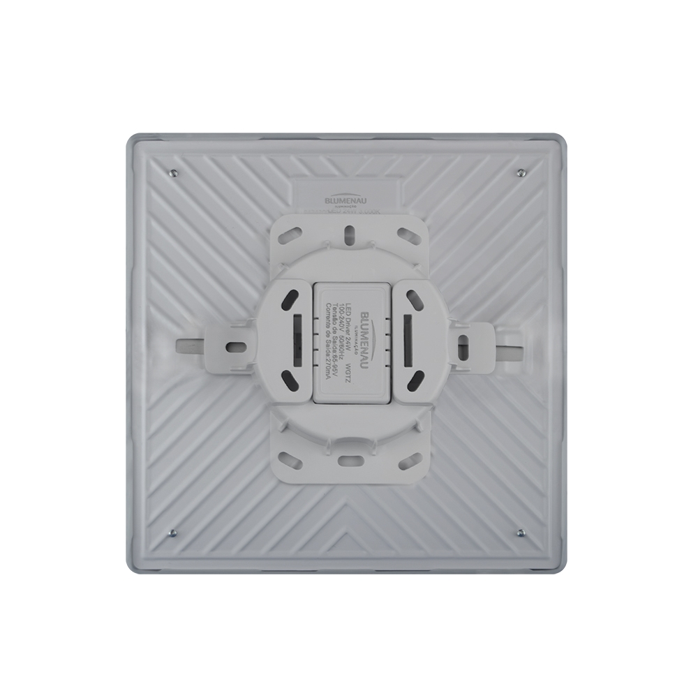 Painel LED Embutir/Sobrepor Blumenau Frameless 17 watts 3000K Branco 120x20x120mm Bivolt 84723004