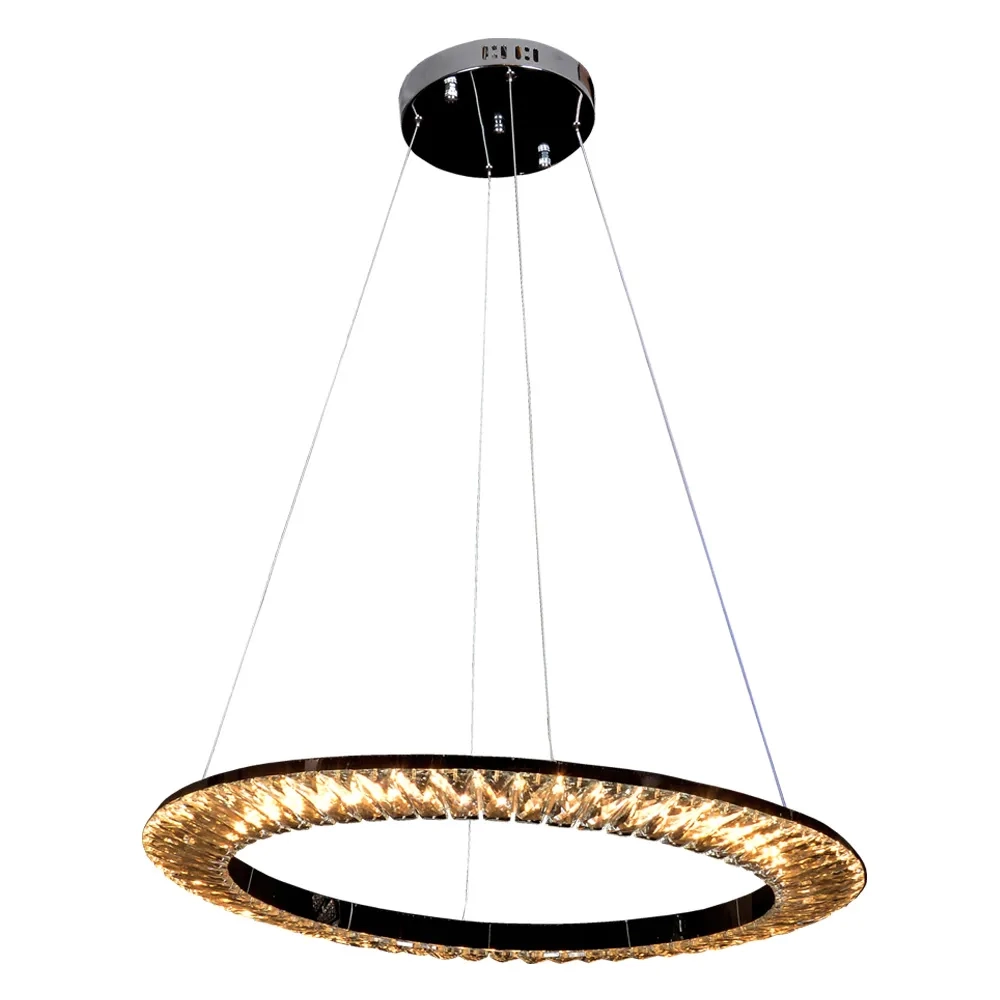 Pendente Bella Orbit Cristal e Metal Cromado e Transparente 30 watts 3000K Ø620x35mm ID009C
