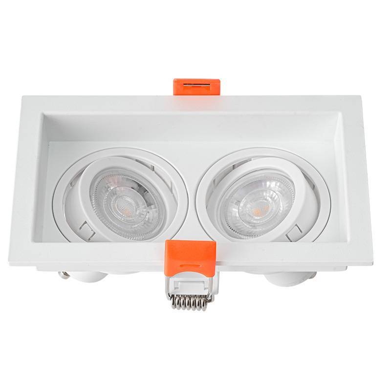 Spot Embutir Nordecor Loyo 2L Mini Dicroica MR11 Branco 122x72x15mm 6912