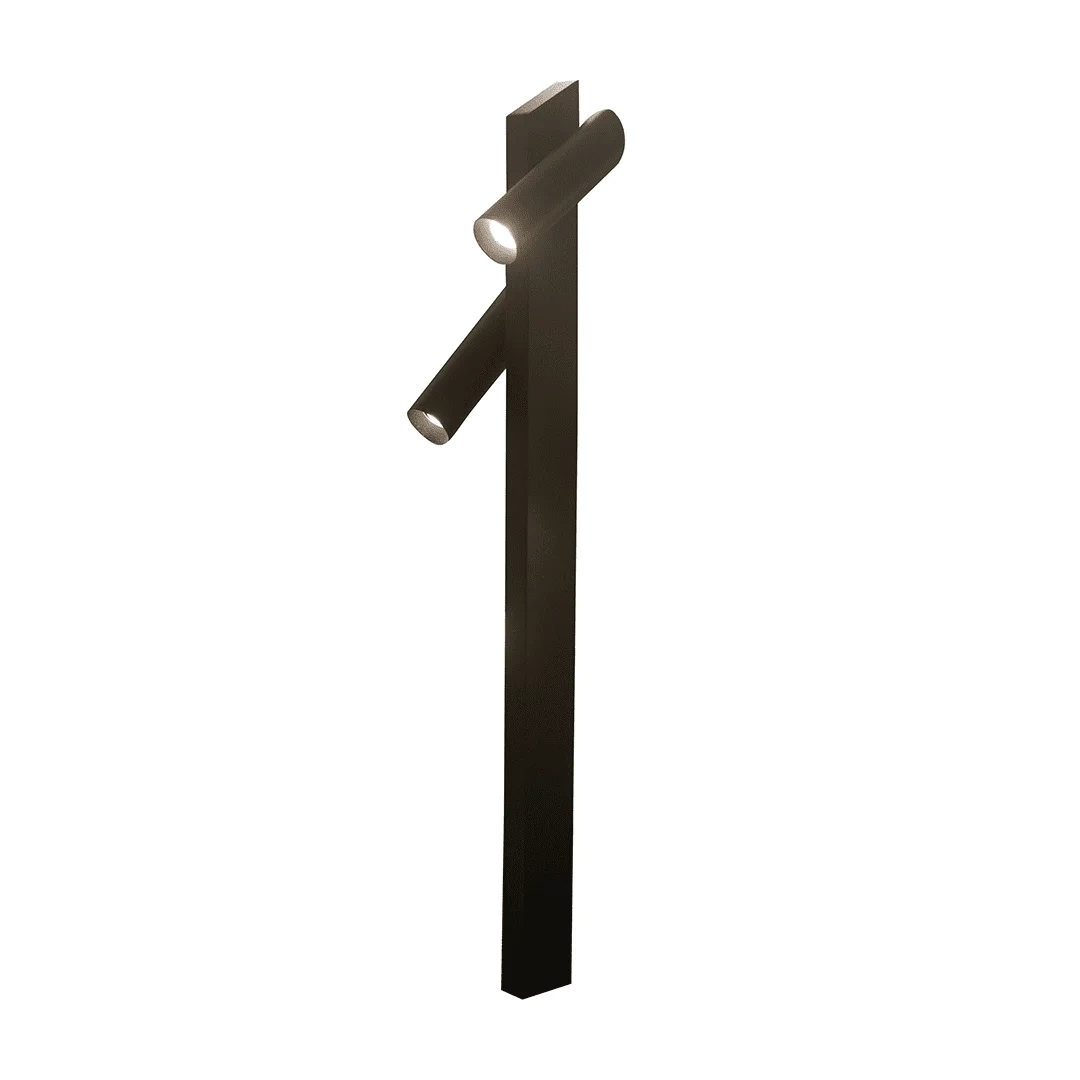 Poste Balizador Usina Side IP65 3L MR11 135X122X1000mm 25160 100