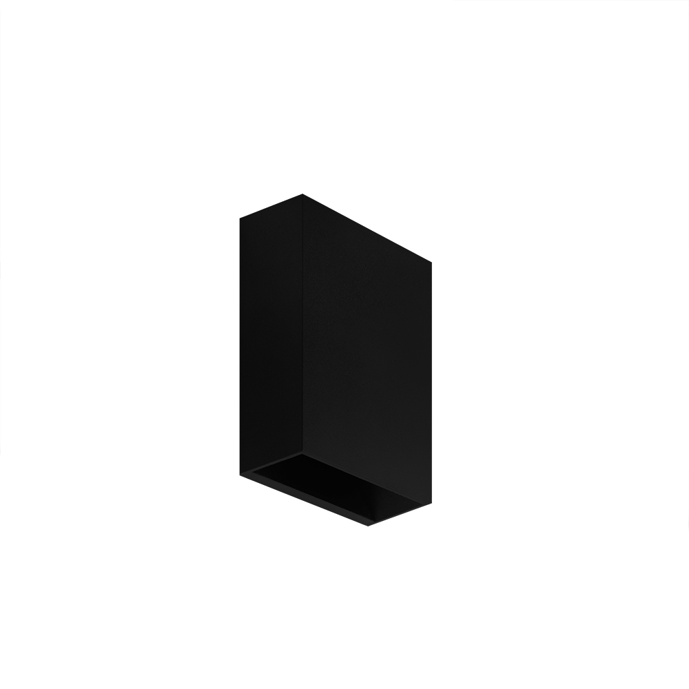 Arandela Blumenau Mince 4 watts Preta 3000K IP65 Bivolt 123x83x30mm 20453016