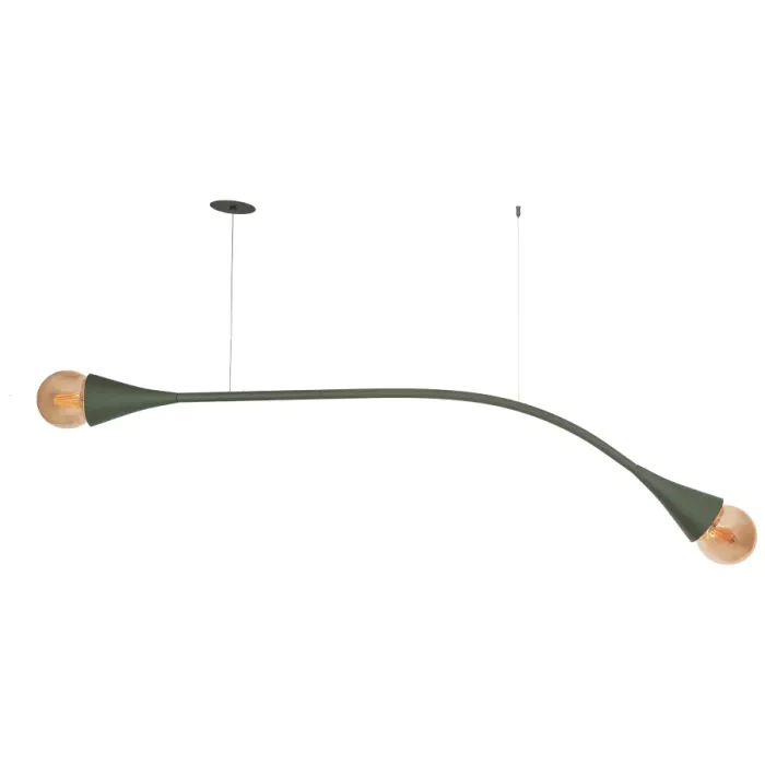 Pendente Usina Jazz 2L G9 110X940X205mm 52037 By Tiago Curioni