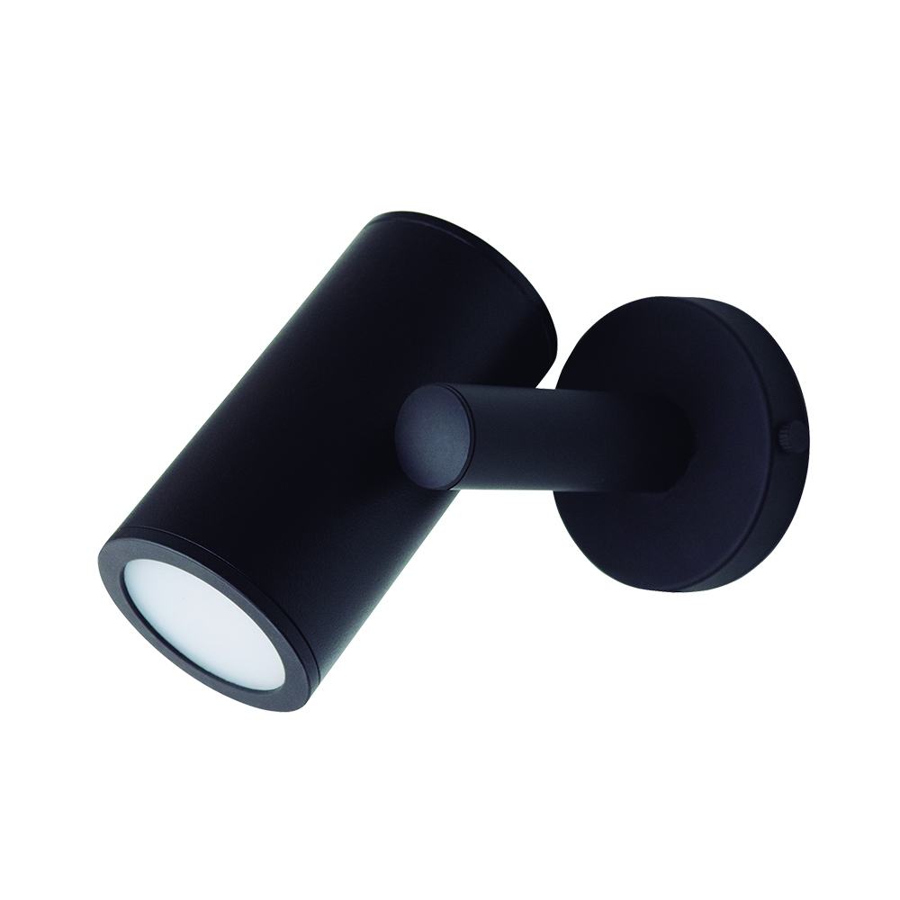 Arandela Germany Guben Alumínio Preto 1L Dicróica 155x125x85mm 35100410-16