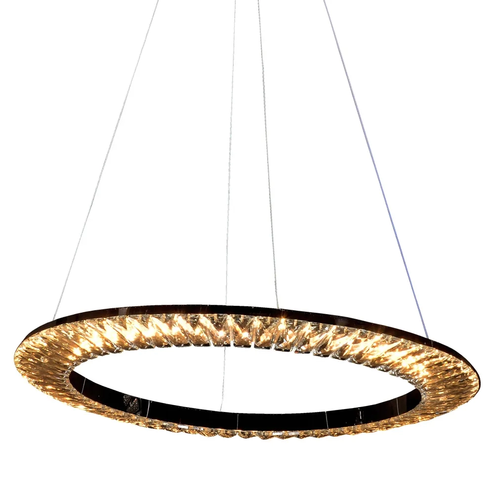 Pendente Bella Orbit Cristal e Metal Cromado e Transparente 30 watts 3000K Ø620x35mm ID009C