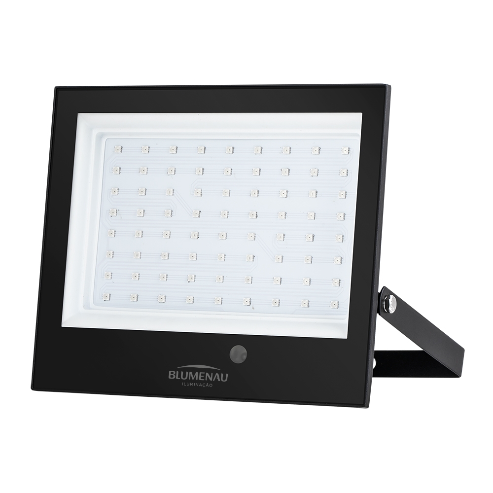 Refletor Led Blumenau Play 100 watts RGB IP66 Alumínio Bivolt 78100700