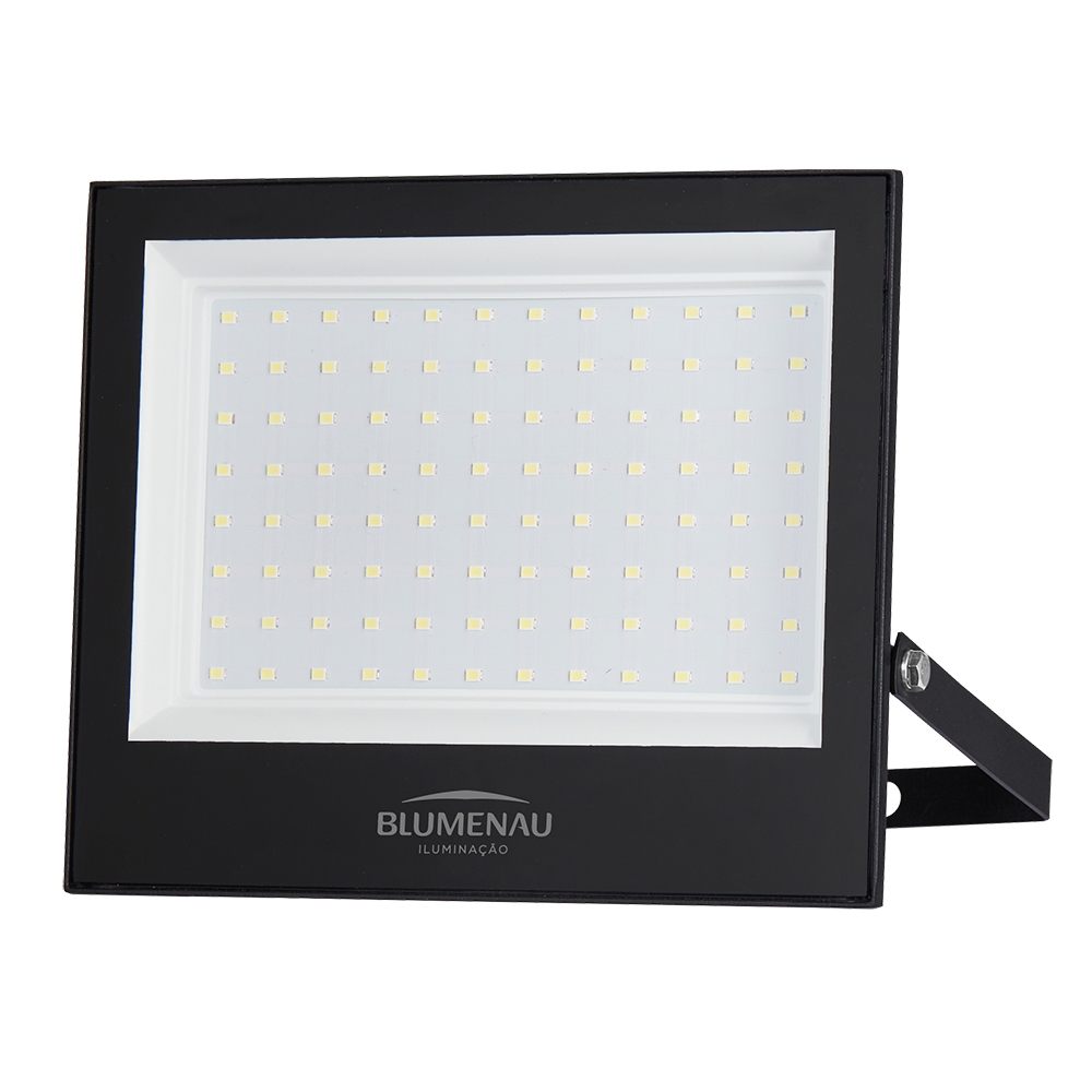 Refletor Led Blumenau Play 100 watts 3000K IP66 Alumínio Bivolt 78100300