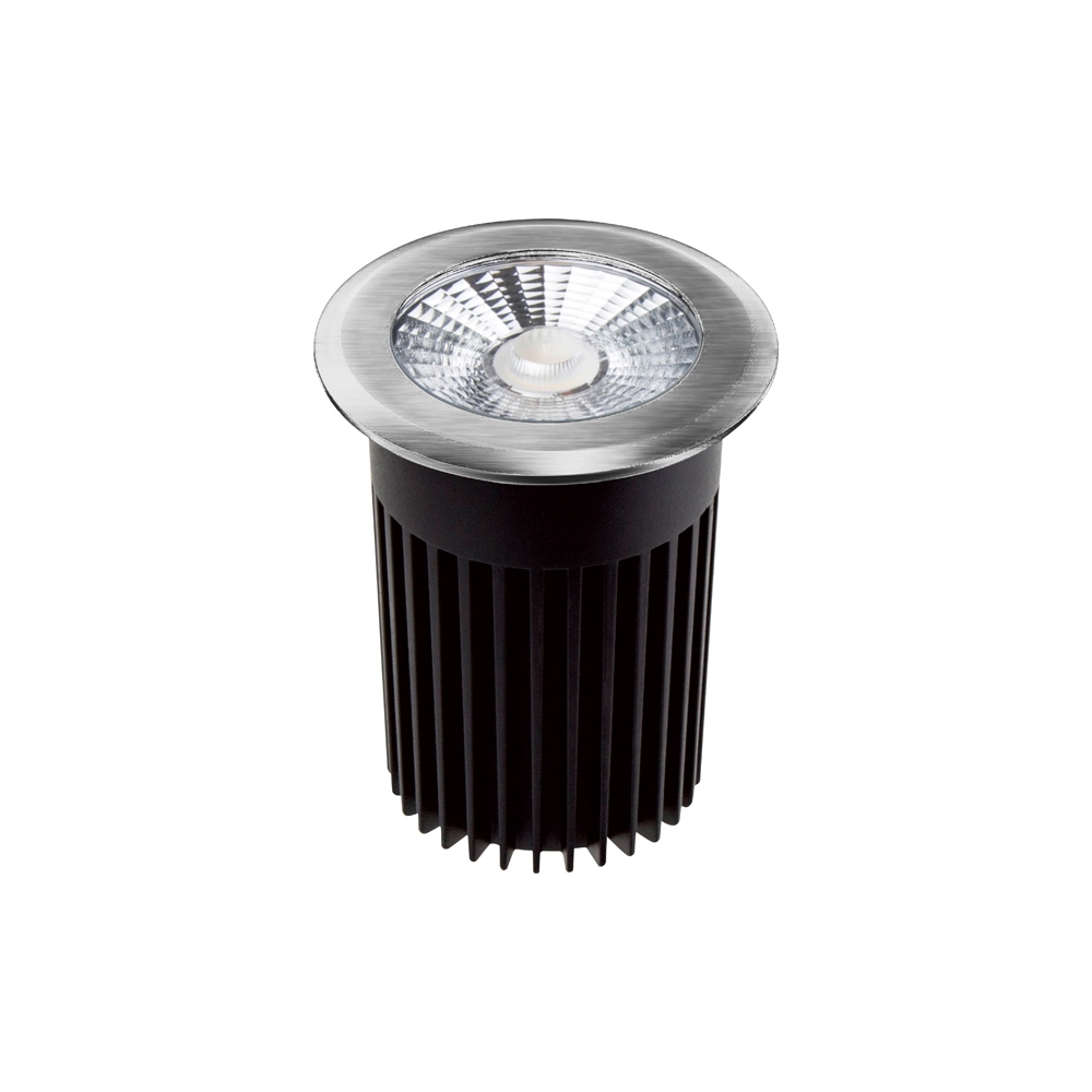 Embutido de Solo Germany Focus Inox 30 watts 3000K 12° IP67 Bivolt Ø100x140mm 12950355