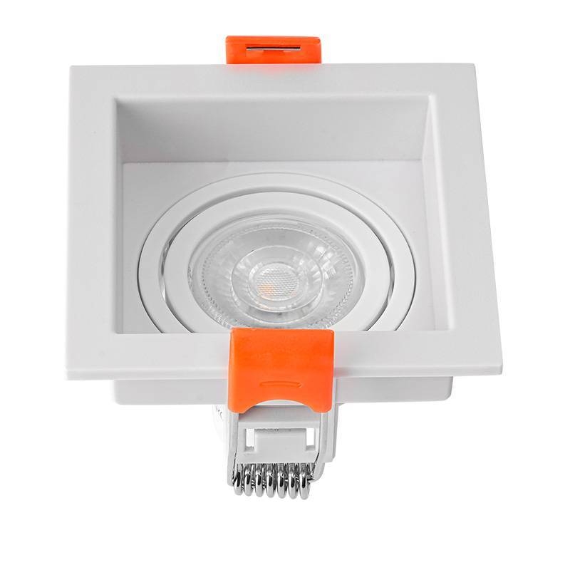 Spot Embutir Nordecor Loyo 1L Mini Dicroica MR11 Branco 72x72x15mm 6818