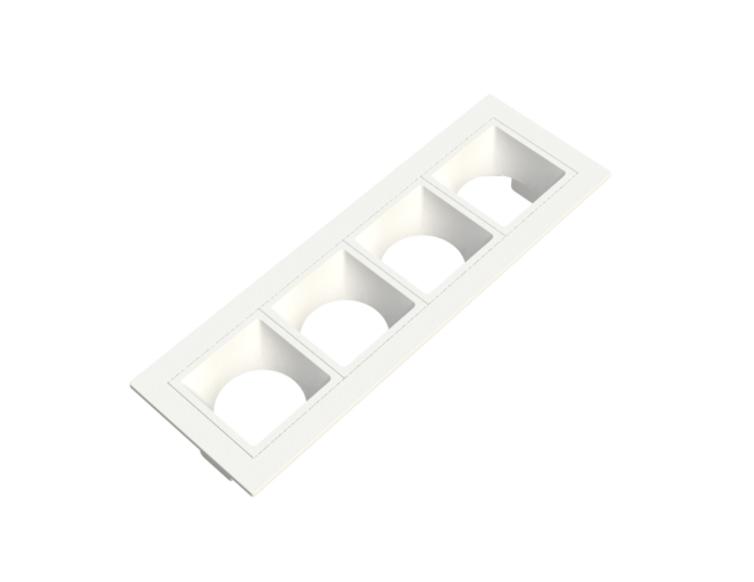 Embutido Fixo Moon Linea 4L Mini Dicróica Branco 166x55mm 1061522