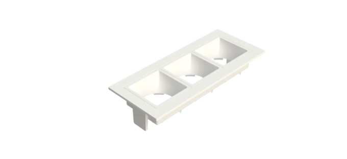 Embutido Fixo Moon Linea 3L Mini Dicróica Branco 130x55mm 1061519