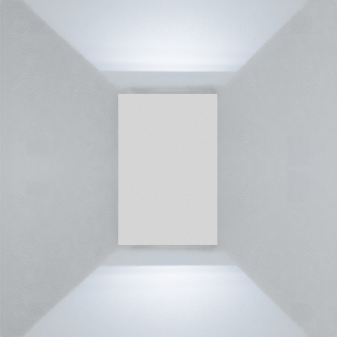 Arandela Blumenau Mince 4 watts Branca 6500K IP65 Bivolt 123x83x30mm 20456011