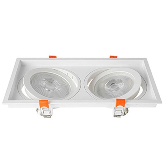 Spot Embutir Nordecor Loyo 2L PAR30 Branco 295x160x15mm 6928