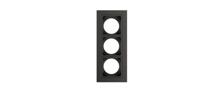 Embutido Fixo Moon Linea 3L Mini Dicróica Preto 130x55mm 1061520