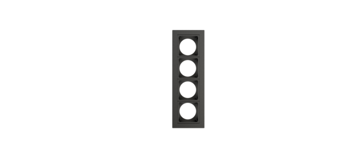 Embutido Fixo Moon Linea 4L Mini Dicróica Preto 166x55mm 1061523